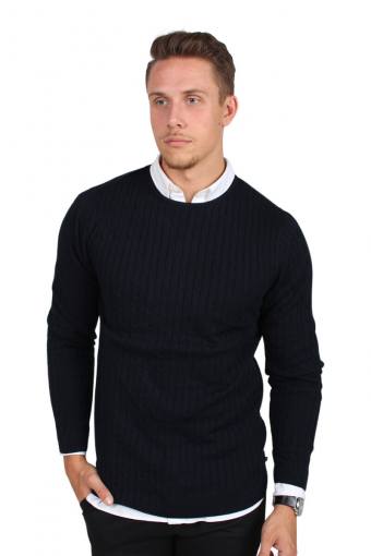 Cable Knit Navy