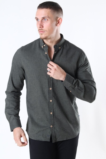 Johan Diego Cotton Shirt Army mel