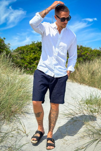 Summer Shirt LS White