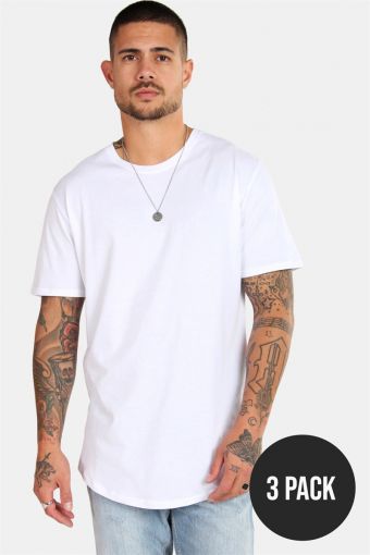 matt Longy SS T-shirt 3-pack White