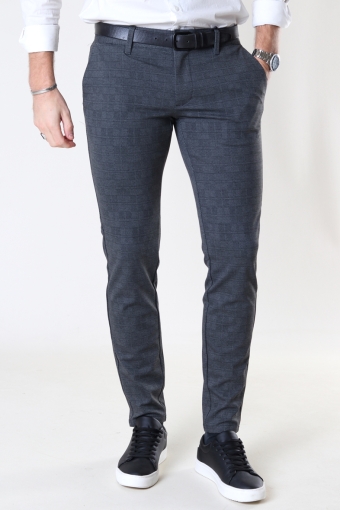 MARK PANT HERRINGBONE Black