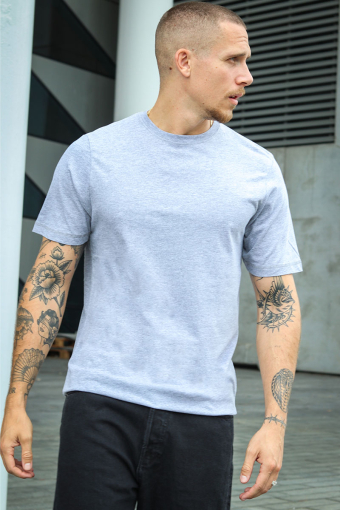 Organic Bazo Tee Grey