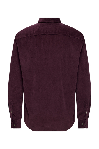 Michael Regular Fit Stretch Cord Shirt LS Port Royale