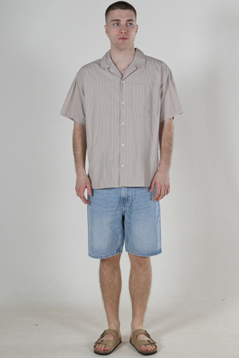 Cody Poplin Resort Shirt SS Oxford Tan