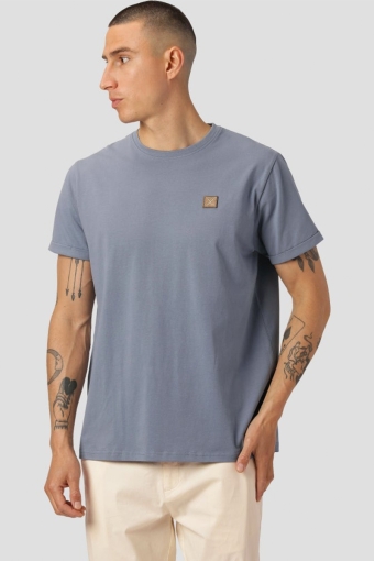 Basic Organic Tee Dusty Blue