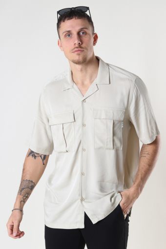 ONSSCOTTIE LIFE SS UTILITY RELAXED SHIRT Pelican