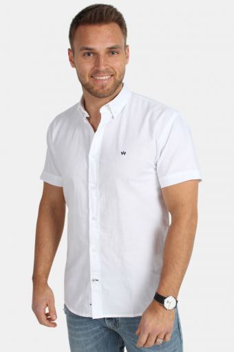 Johan Oxford S/S Shirt White