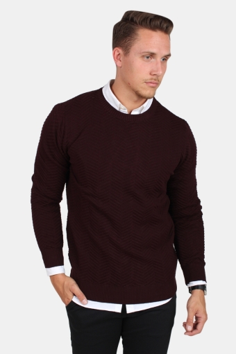 Carlo Knit Bordeaux Mel