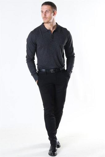 Acheletta Polo Strik Charcoal Mix