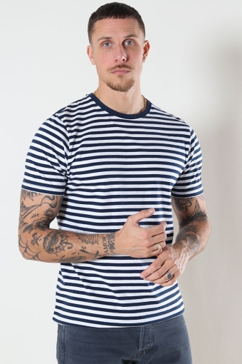 T-shirt Striped Navy/White