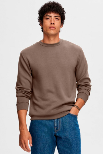 Emanuel Soft Crew Neck Sweat Morel