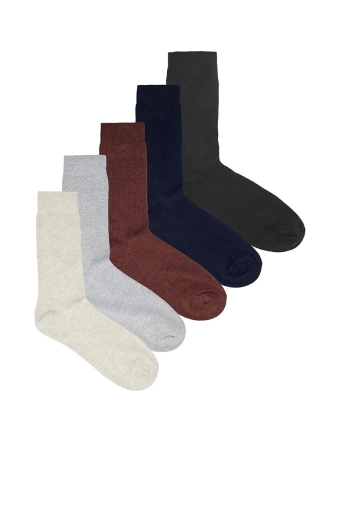 JAC PREMIUM SOCKS 5 PACK Navy Blazer