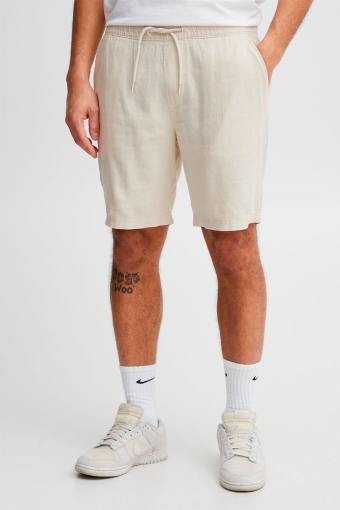 Aurelius Elasticated Linen Shorts Oatmeal