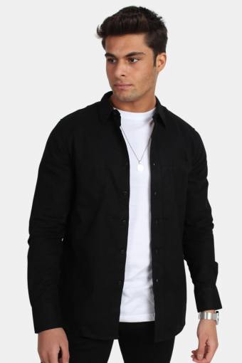 Flanell Shirt Black/Black