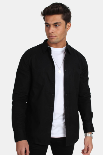 Flanell Shirt Black/Black