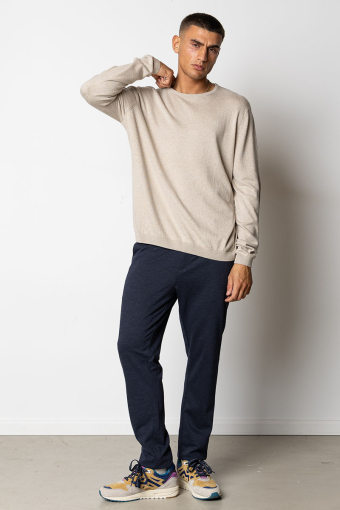 Claude crewneck knit Ecru Melange
