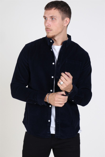 Johan Corduroy Overshirt Navy