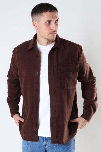ONSLESTER LS WOOLEN LOOK RELAX OVERSHIRT Chicory Coffee
