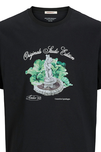 Hydra Front Tee Black
