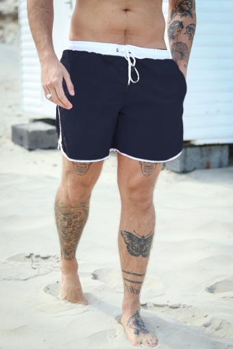 Retro Swim shorts Navy/white