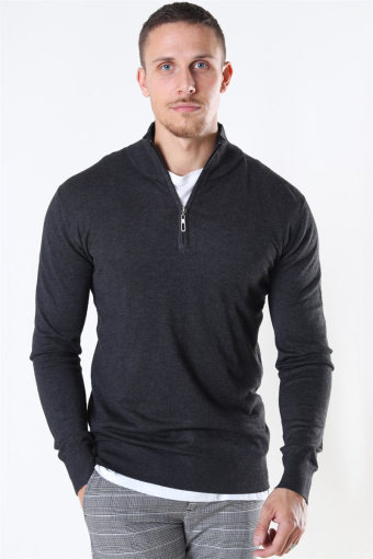 Argento Half Zip Strik Charcoal