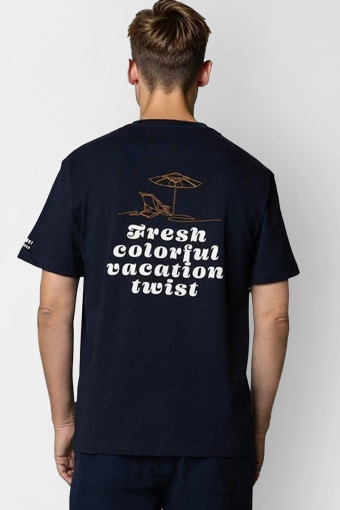Fred organic T-shirt SS Navy