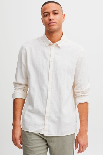 Enea Allan Linen Shirt LS Off White
