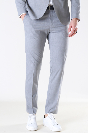 Slim Mylo Logan Pants Light Grey Melange