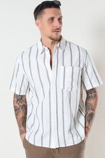 Lin Stripe Shirt Off White