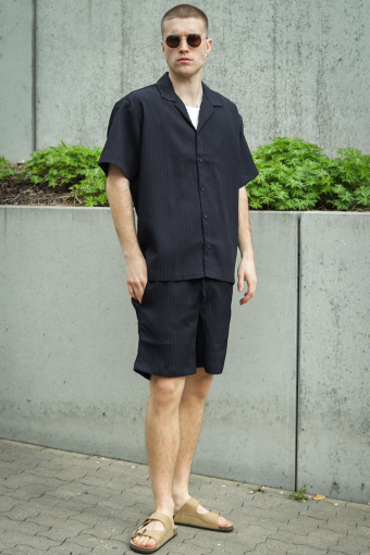 Massimo Resort Shirt SS Black