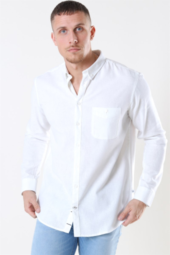 Johan Linen Shirt White