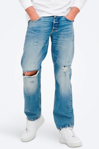 top trendy EARLY 20 Caprijeans Jeans Caprihose Hose Gr.32 NEU grey blue 