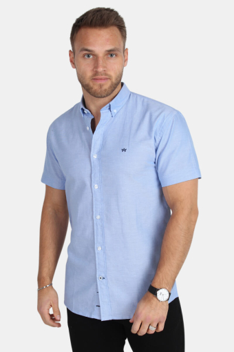Johan Oxford S/S Shirt Navy