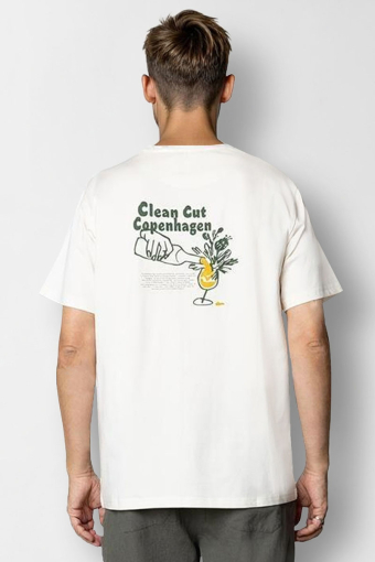 Doug organic T-shirt SS Ecru