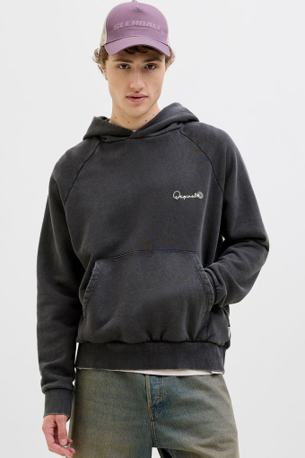 Acapulco Typo Loose Fit Hoodie Black