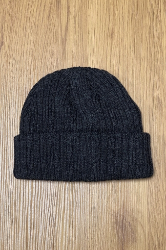 Atlantis Rib Beanie Dark Grey Melange