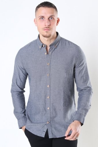 Johan Diego Cotton Shirt Grey