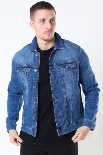 Navy Blue M ONLY & SONS ONLY & SONS denim jacket discount 77% MEN FASHION Jackets Jean 