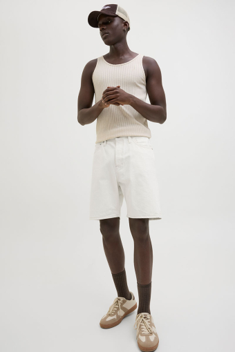 Tony Loose Fit Shorts 406 Ecru