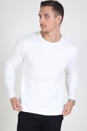 Cable Knit Off White