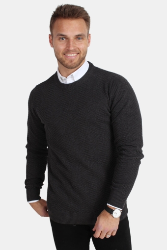 Carlo Knit Charcoal Mel