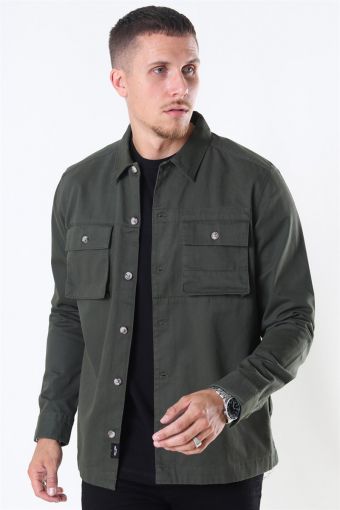 Only and sons Ilvio Heavy Twill Overshirt Deep Depths