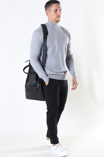 Potter Rullekrave Strik Light Grey Mix