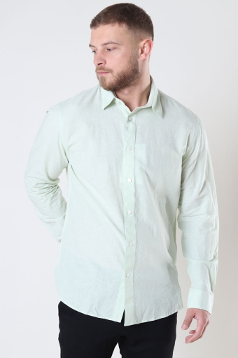 Reg New Linen Shirt LS Vetiver