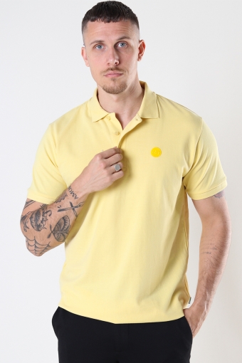 Albert Organic/Recycled polo Light yellow