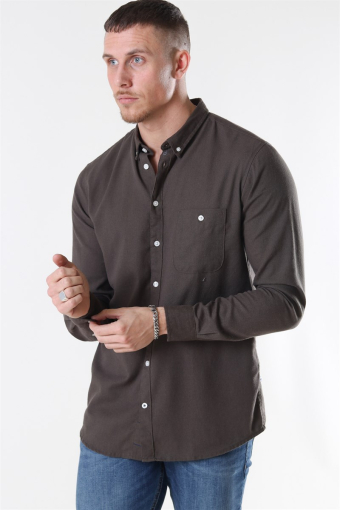 Johan Linen Shirt Army