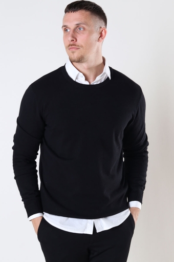 EMIL KNIT CREW NECK Black