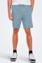 ONLY & SONS Linus Linen Shorts  Mountain Spring