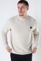 Solid Valencia Crew Knit Oatmeal