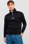 Jack & Jones Vesterbro Sweat Half Zip Black